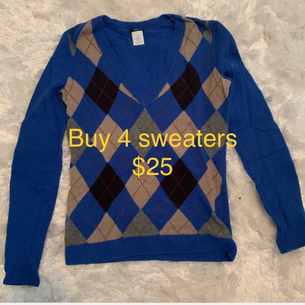 BUY 4 Sweaters for $25,Express-Gap-JCrew